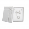 HKM Diamante Necklace and Earring Set 